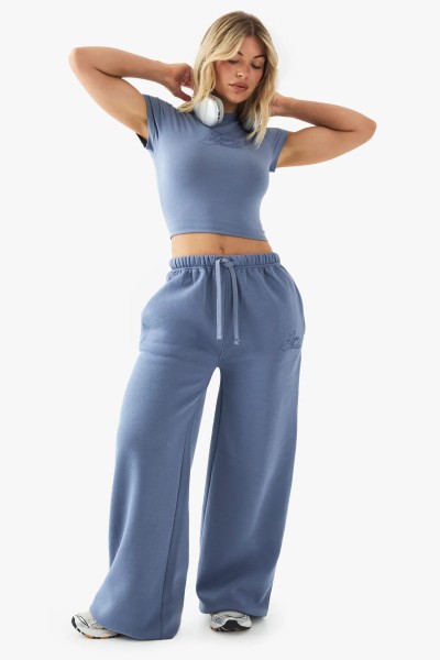 Product DSGN Studio Contrast Script Straight Leg Jogger