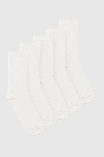 Product White Sports Socks 5 Pack